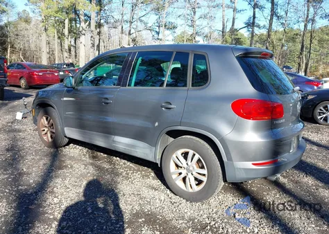 2013 Volkswagen Tiguan S из США, поврежденный, VIN WVGAV7AXXDW534308